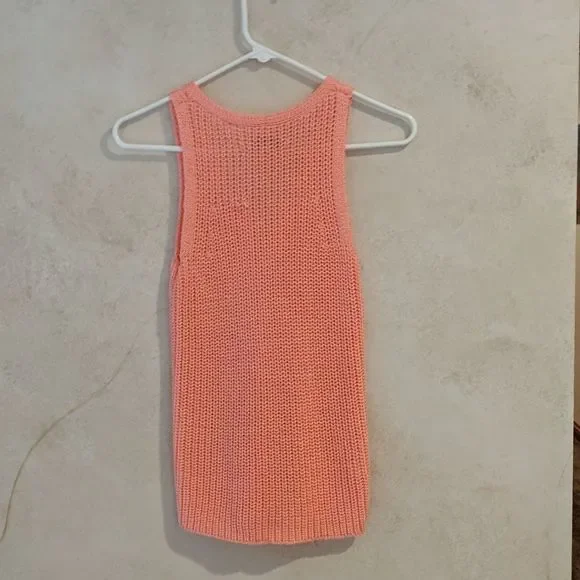Pink Knit Tank Top XS by Loft - Picture 2 of 6